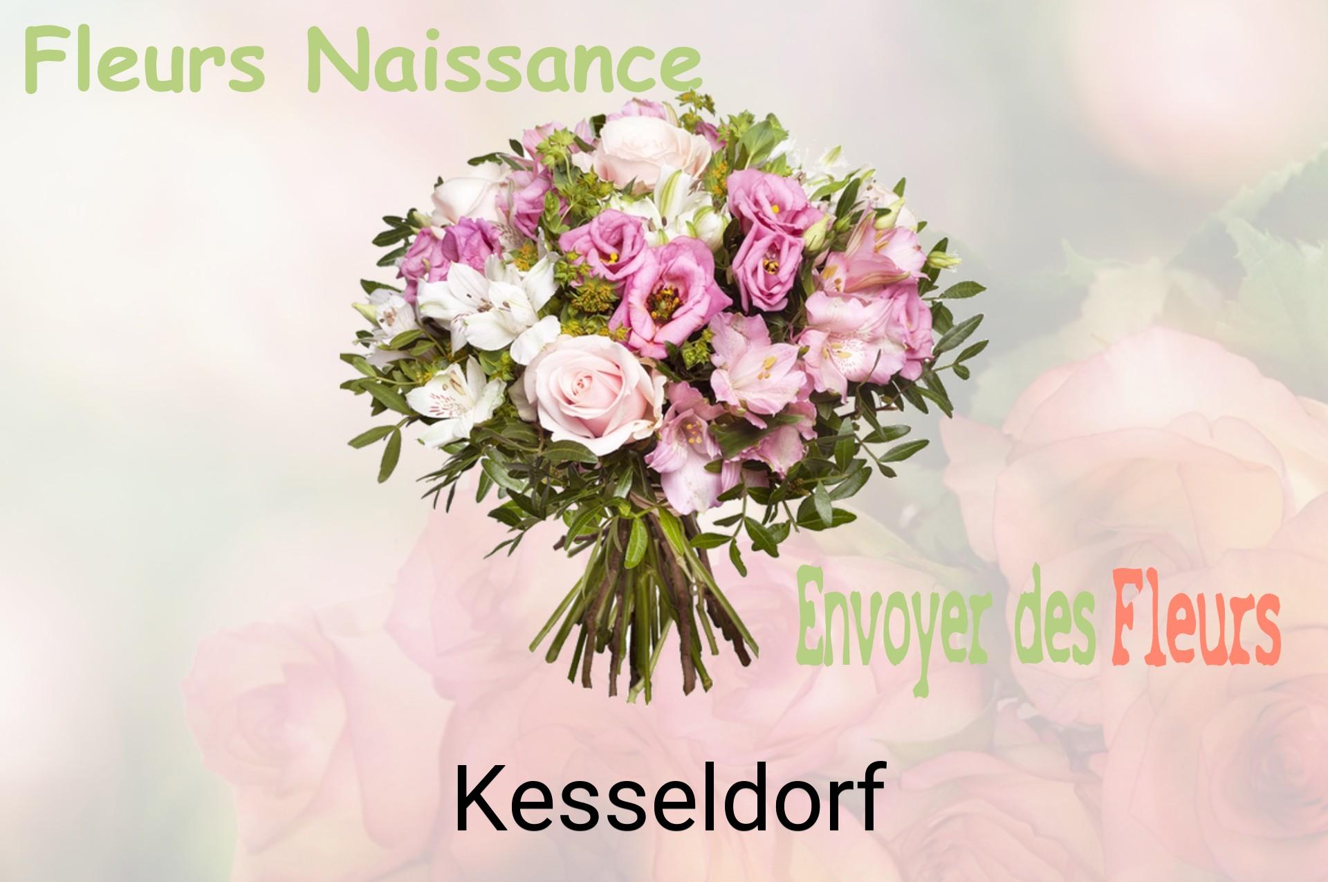 Bouquet de fleurs de naissance livré à Kesseldorf