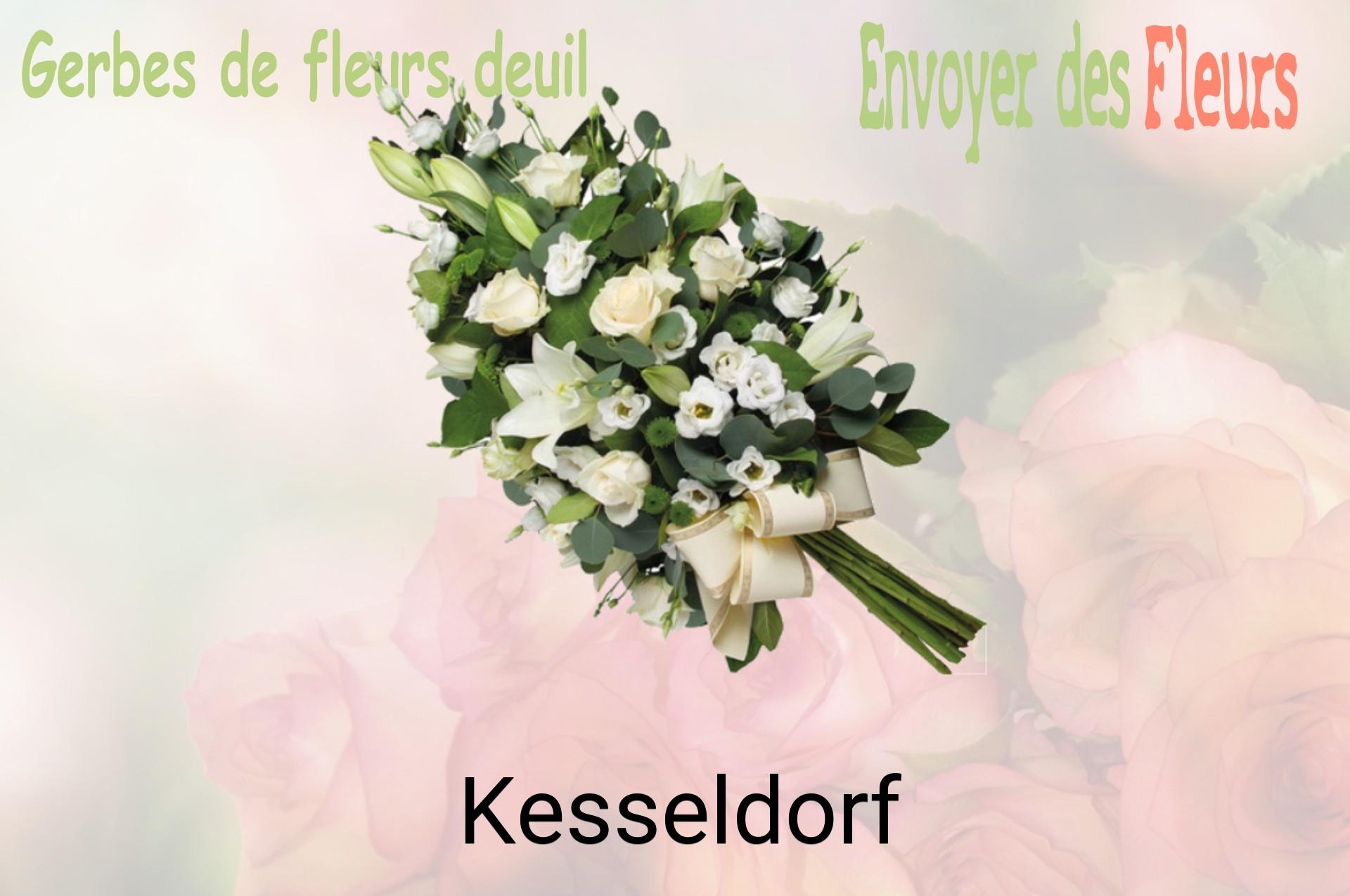 Gerbe de fleurs de deuil livrée à Kesseldorf